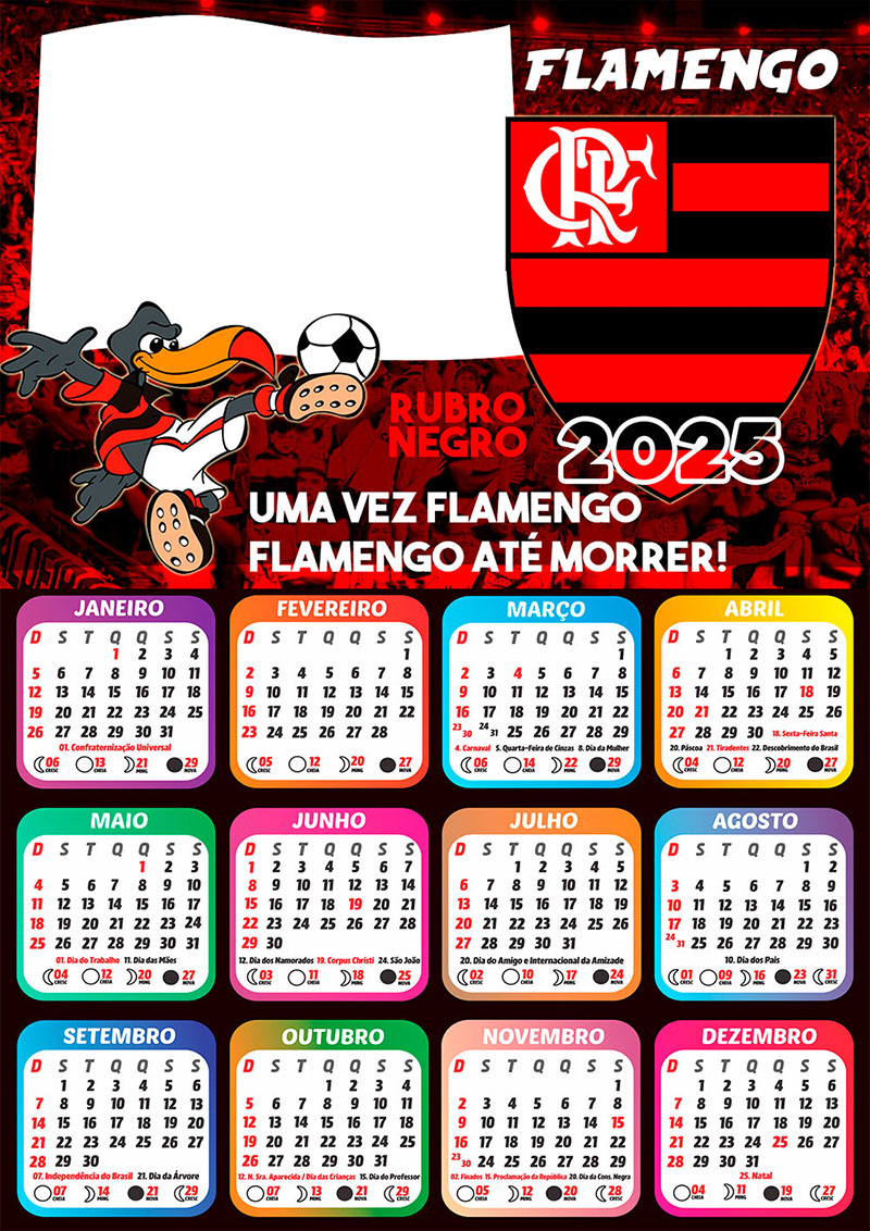 Calendário 2025 Flamengo Em Png Futebol Arte Digital - Calendáriolegal | Calendário Do Flamengo 2025