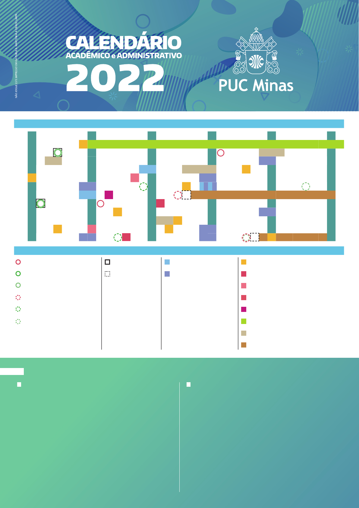 Calendario Academico Puc Minas 2022 - Comunicação | Calendário Puc Minas 2025