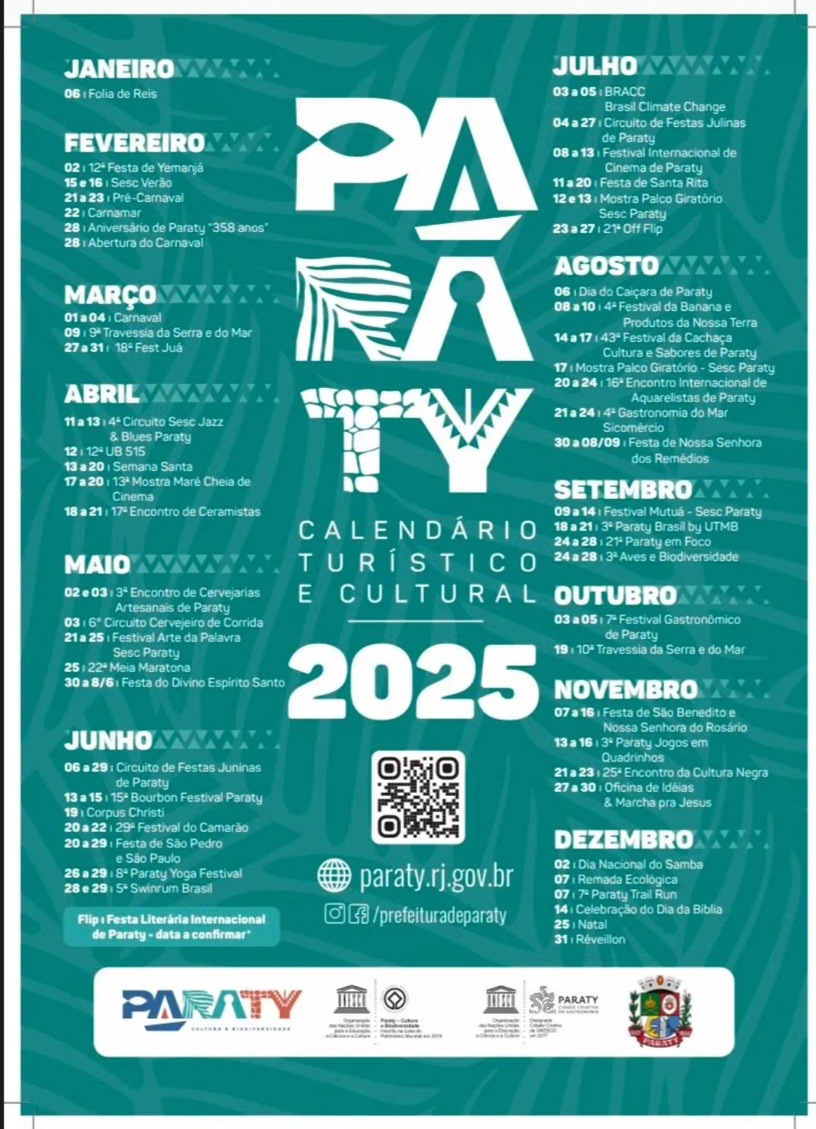 Calendário De Eventos De Paraty 2025: Festejos E Cultura | Calendário de Eventos 2025