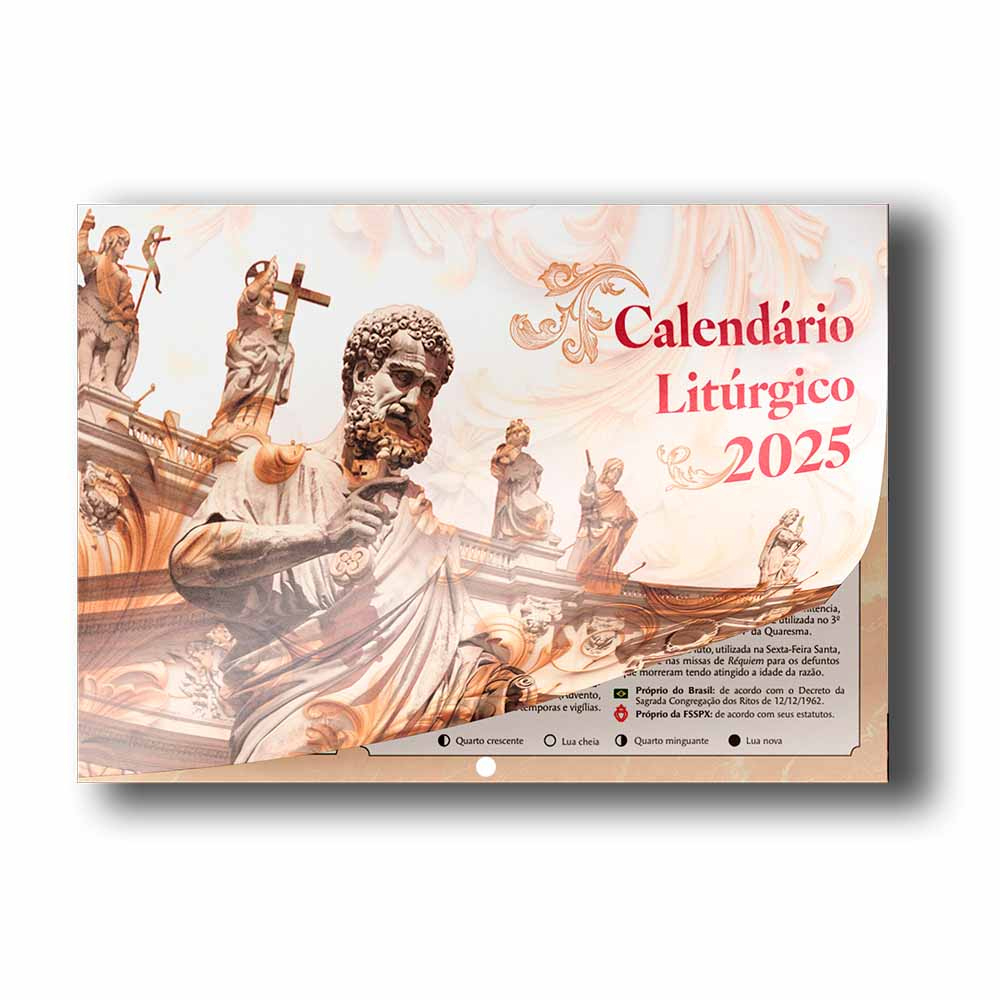 Calendário Litúrgico Tradicional - 2025 | Calendário Do Santa Cruz 2025