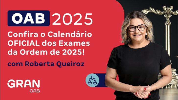 Calendário Prova Oab 2025