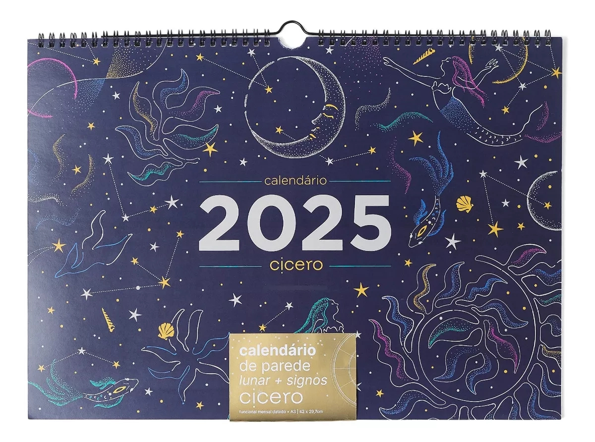 Merchandising Calendários | Mercadolivre.br | Mini Calendário 2025 Mercado Livre