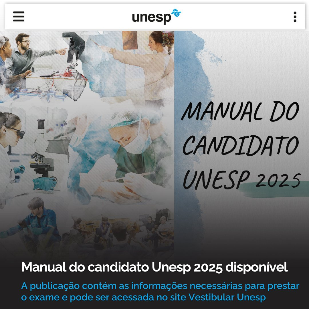 Unesp On X: &amp;quot;Dúvidas Sobre O Vestibular Unesp 2025? Consulte O | Calendário Vestibular Unesp 2025