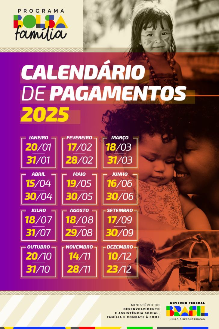 Calendário de Pagamento de Fevereiro de 2025