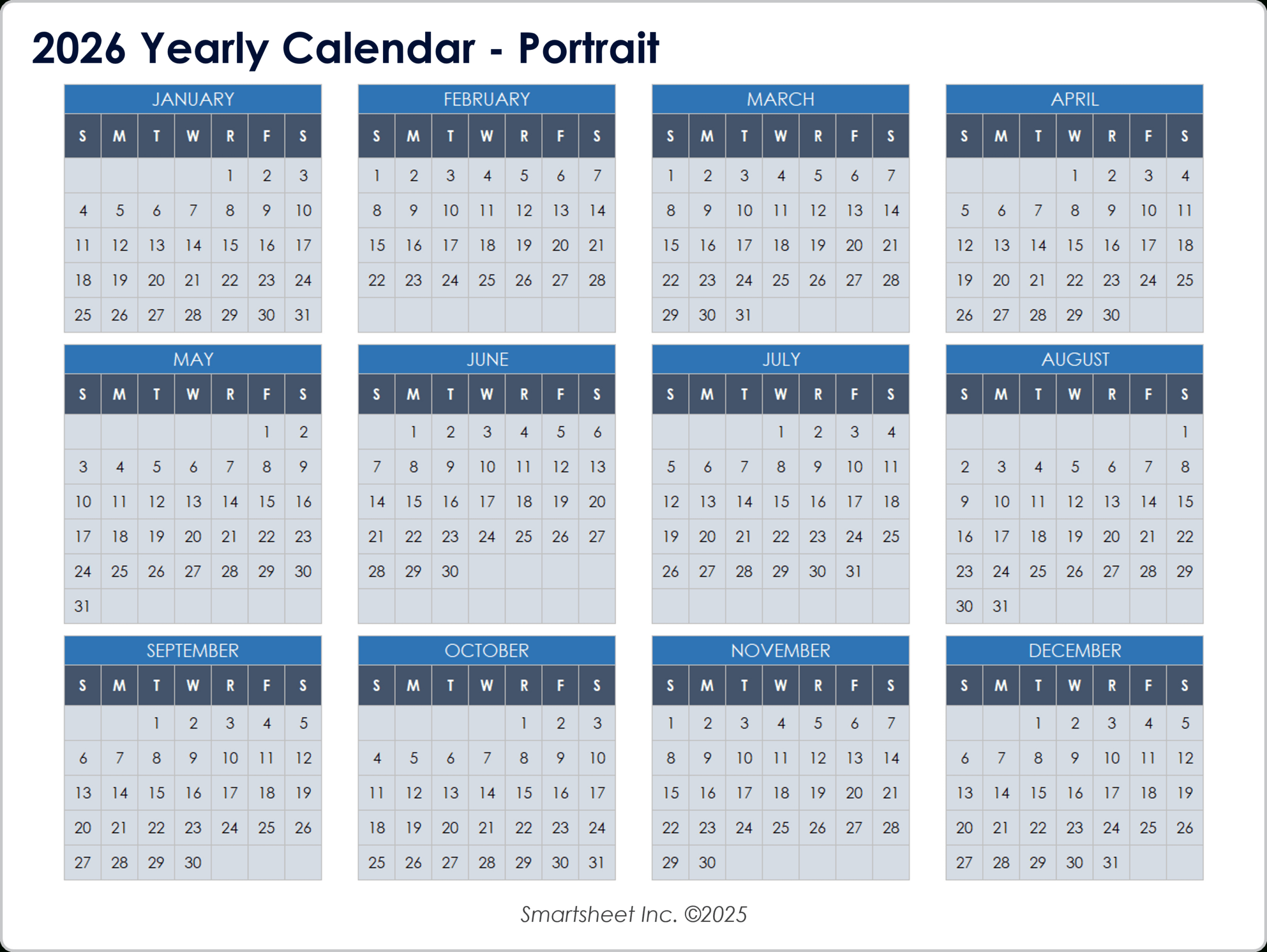 19 Free Google Calendar Templates For 2026 | Google Calendario De 2026