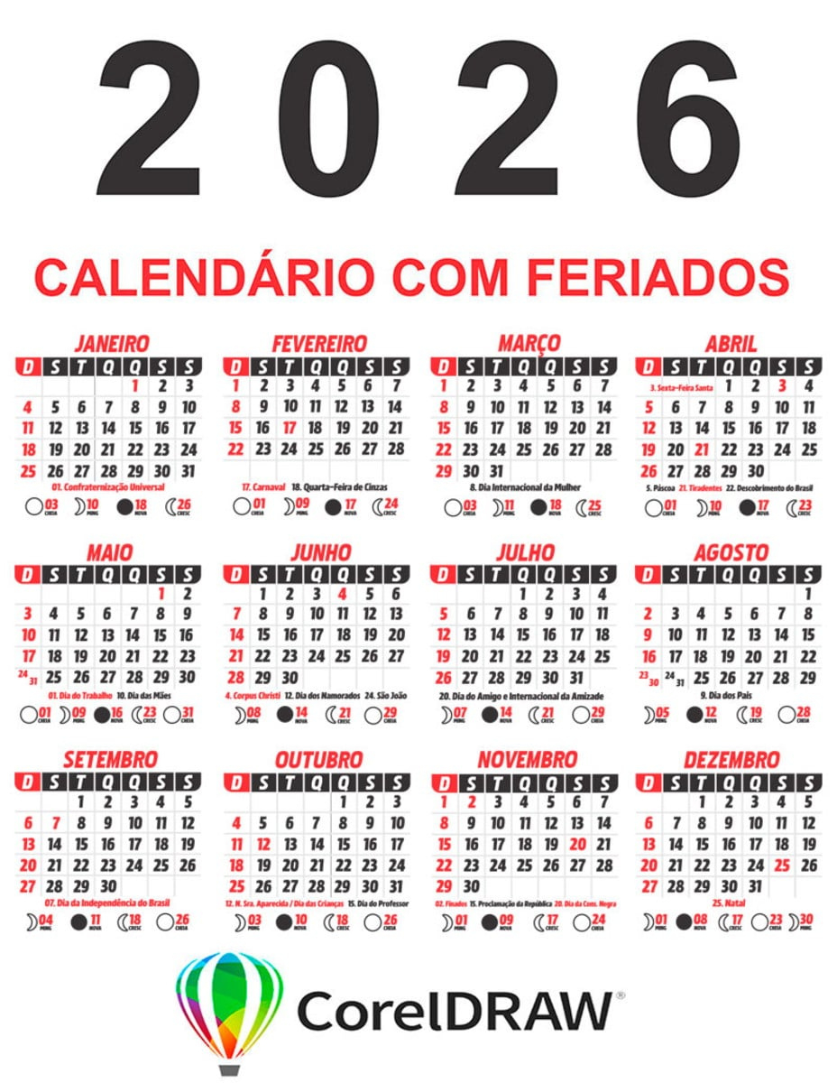 Calendário 2026 Arquivo Digital Vetor Fundo Transparente 22 | Calendario 2026 Vetor Gratis