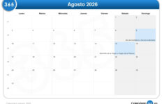 Calendario Agosto 2026 | Calendario Agosto 2026 Com Feriados