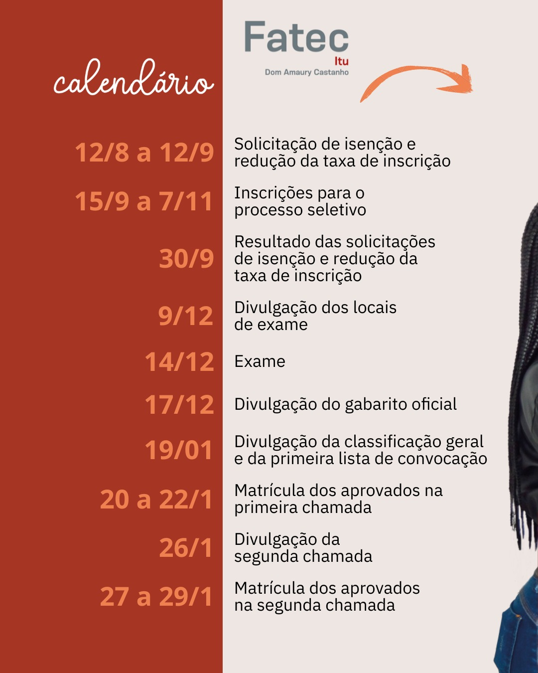 Calendário Do Vestibular Das Fatecs Está Disponível Aos Candidatos | Calendario dos vestibulares 2026