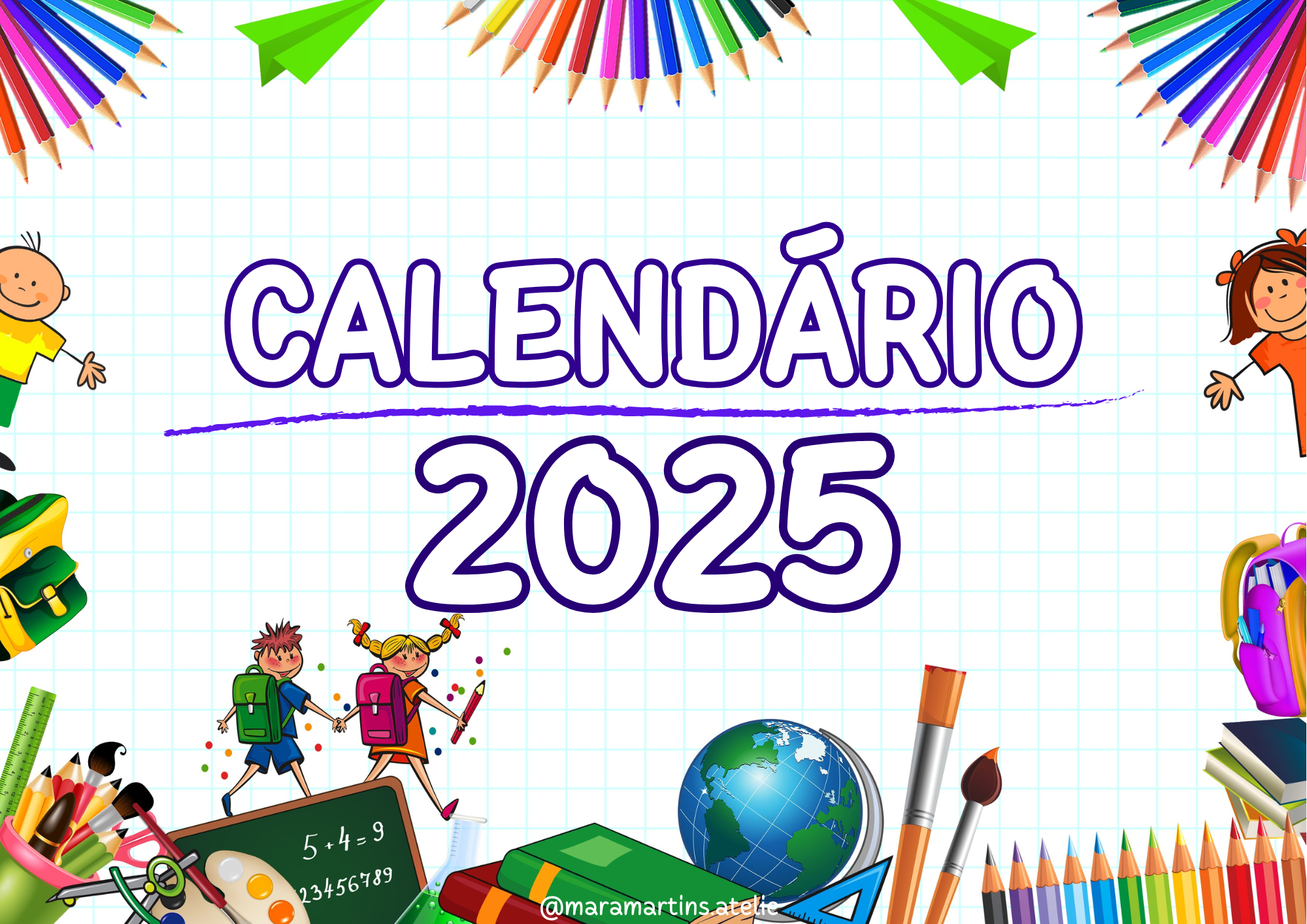 Calendário Escolar 2025 Seed Pr | Calendariko | Calendário Escolar 2025 Seed Pr