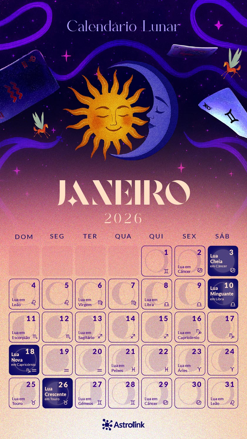 Calendário Lunar 2026: Seu Guia Para Planejar E Transformar O Ano | Calendario lunar janeiro 2026