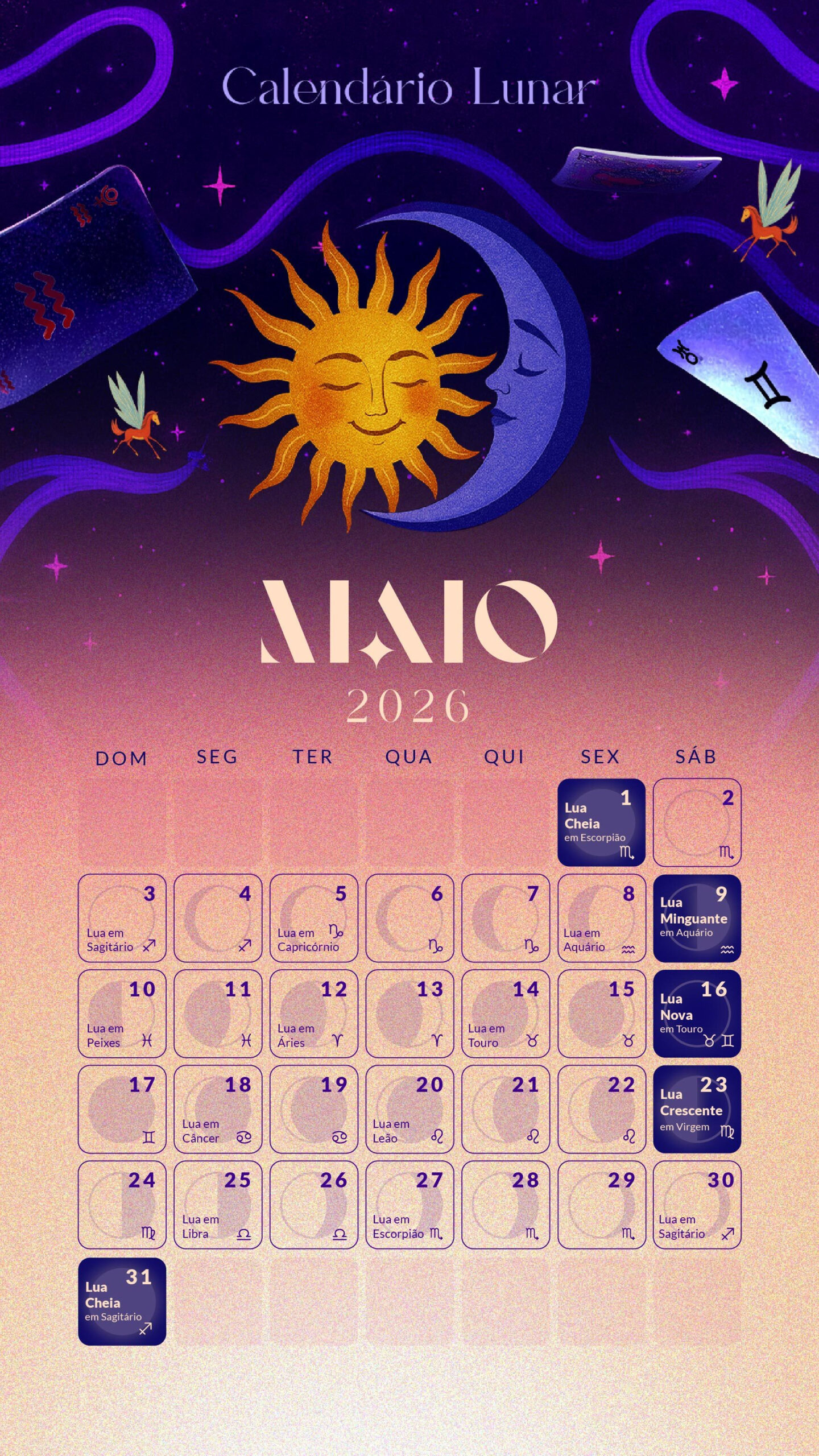 Calendário Lunar 2026: Seu Guia Para Planejar E Transformar O Ano | Fases da lua calendario 2026