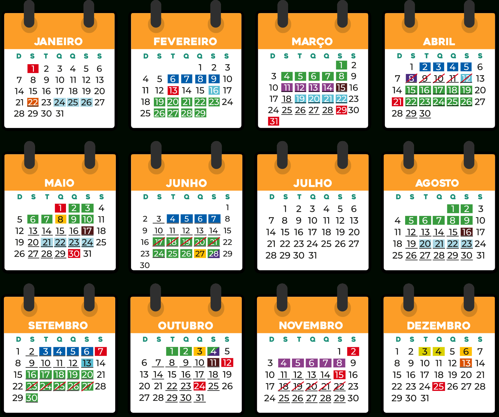 Calendário – Seduc | Calendario escolar 2026 Goias