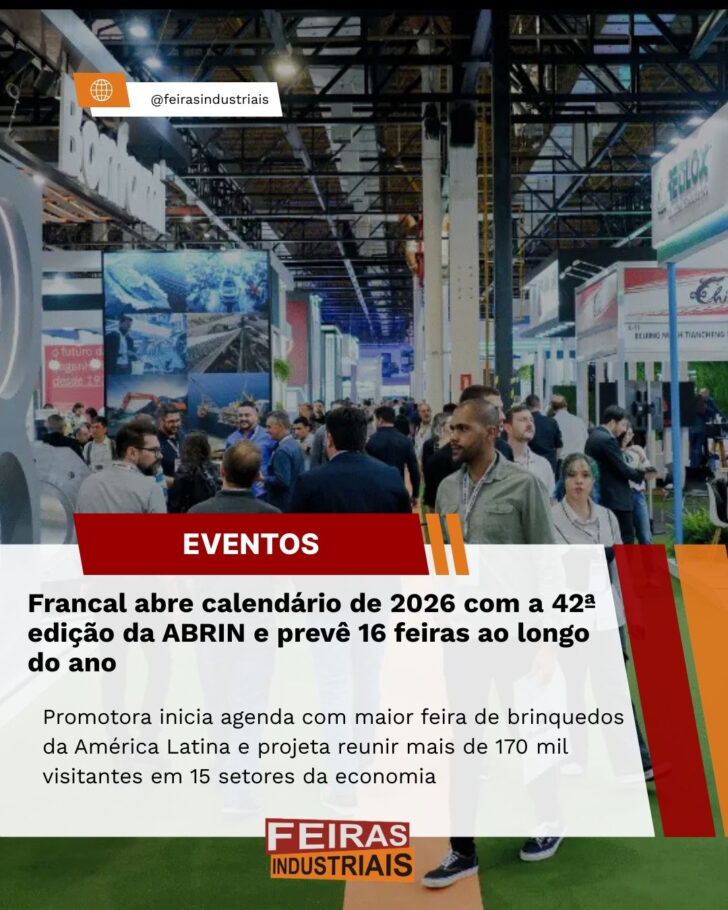 Calendario de feiras e eventos 2026