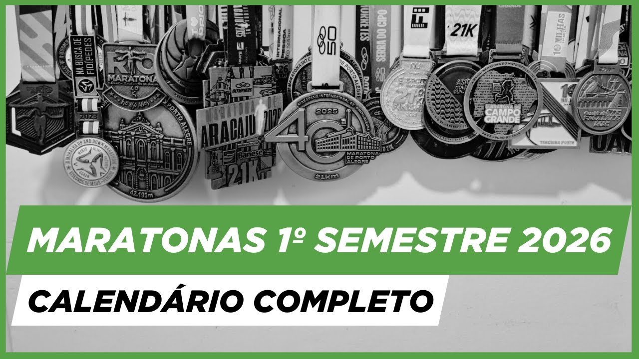 Maratonas 2026 - 1 Semestre - Calendário Completo | Calendario Maratonas 2026 Brasil